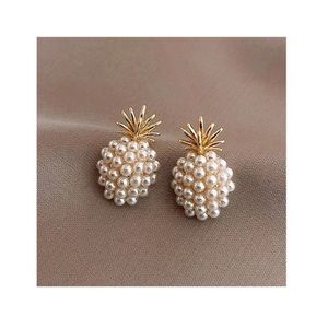 Pearl Pineapple Earrings